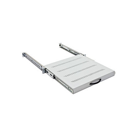 19" výsuv.polica 550mm plnovýsuv, nosn.45kg šedá