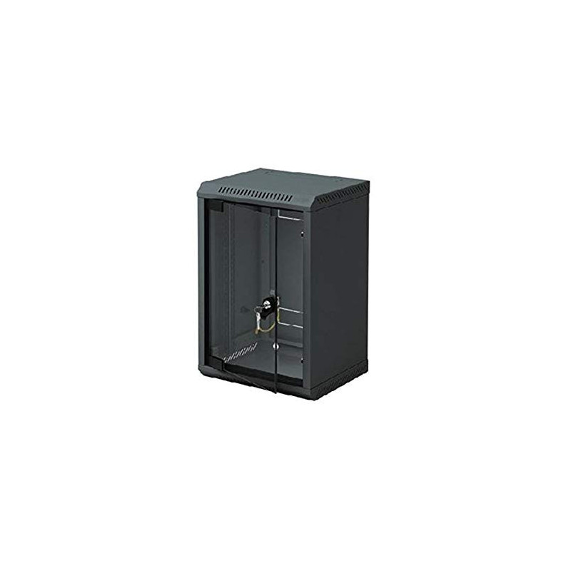 10" rack jednodielny 4U/260 TRITON čierny dvere sklo