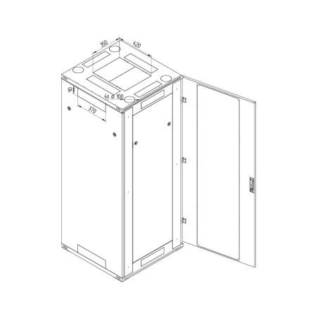 Stoj.rack RTA 42(š)800x(h)1000 pred.i zad.dv.perf.