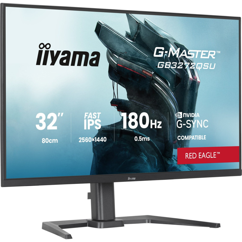 iiyama G-Master/GB3272QSU-B1/31,5"/IPS/QHD/180Hz/0,5ms/Čierna/3R