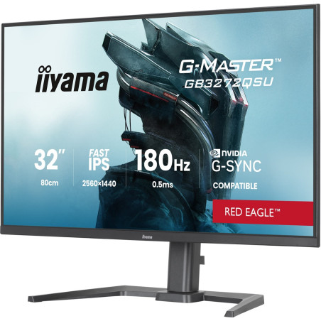 iiyama G-Master/GB3272QSU-B1/31,5"/IPS/QHD/180Hz/0,5ms/Čierna/3R
