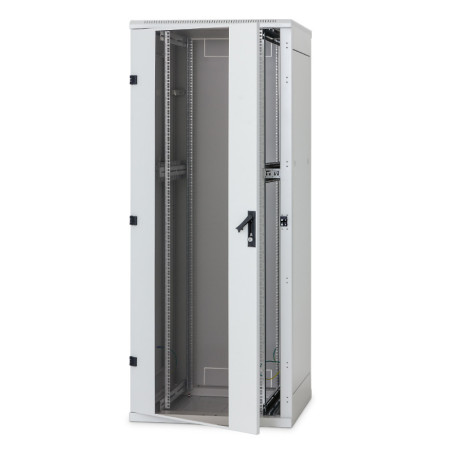 Stojanový rozvádzač 27U (š)600x(h)900 plech.dvere