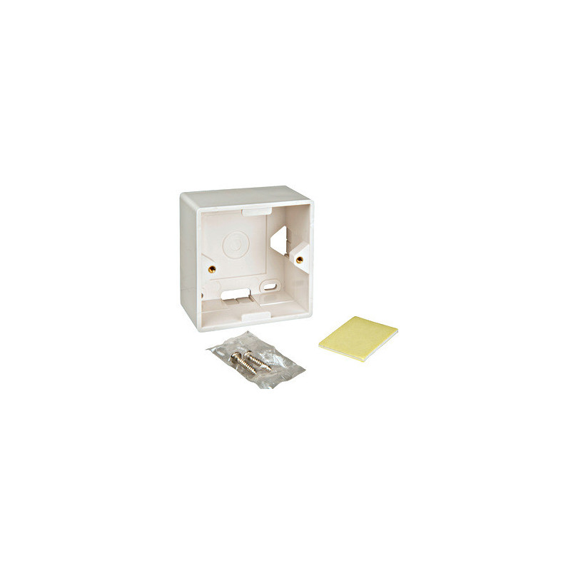 Box na omietku pre zásuvky HSED0xUWxS, HSEDx2UWxF, RAL 9010
