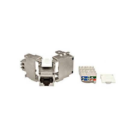 Keystone modul RJ45 tienený, 10 Gb, trieda Ea, 4PPoE