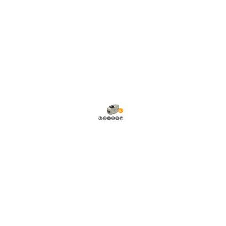 MULTIPACK 24 ks - samorezný keystone Solarix CAT6 STP SXKJ-6-STP-BK-SA