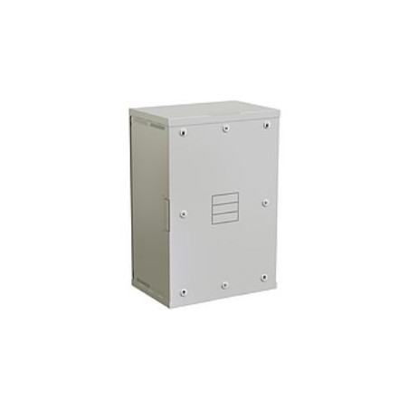 Rozvádzač nástenný SENSA 18U 400mm, dvere sklo, RAL 7035, SENSA-18U-64-11-G