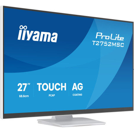 27" iiyama T2752MSC-W1AG: IPS, FHD, HDMI, DP