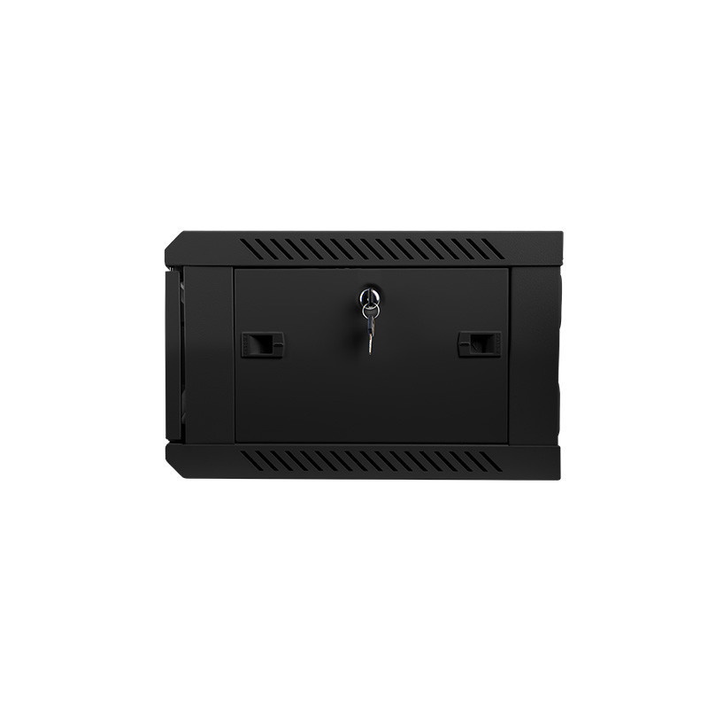 Nástenný rack 19|| 4U 600X450mm čierny flat pack