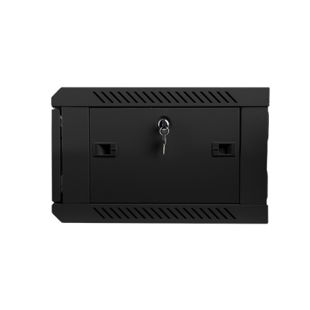 Nástenný rack 19|| 4U 600X450mm čierny flat pack