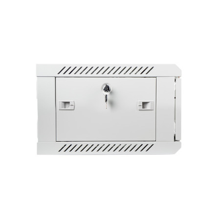 Nástenný rack 19|| 4U 600X450mm sivý flat pack