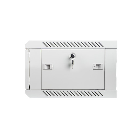 Nástenný rack 19|| 4U 600X450mm sivý flat pack