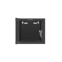 Nástenný rack 10|| 4U 280x310mm čierny flat pack
