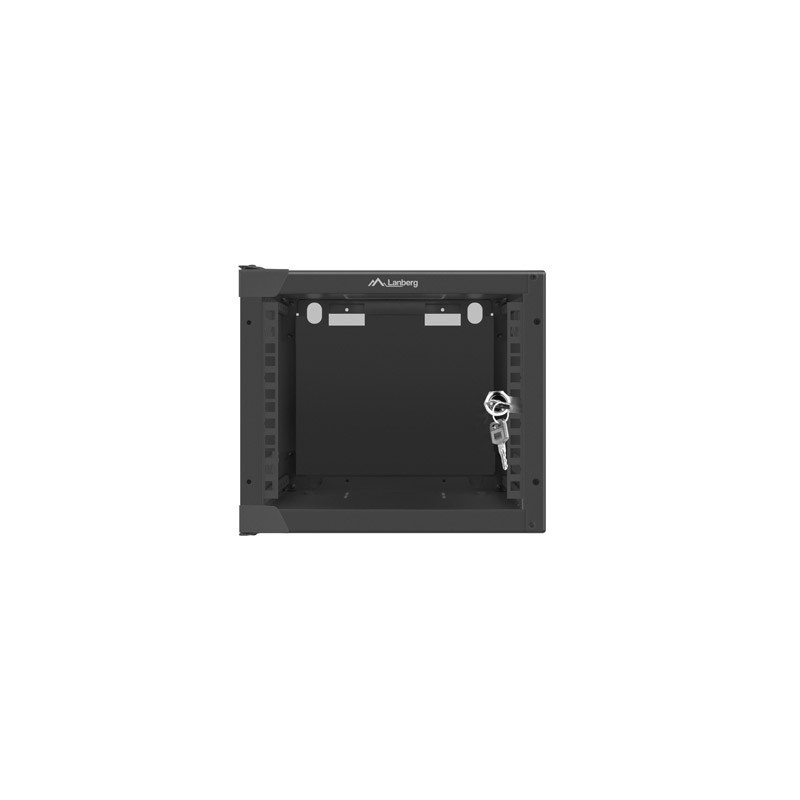 Nástenný rack 10|| 4U 280x310mm čierny flat pack