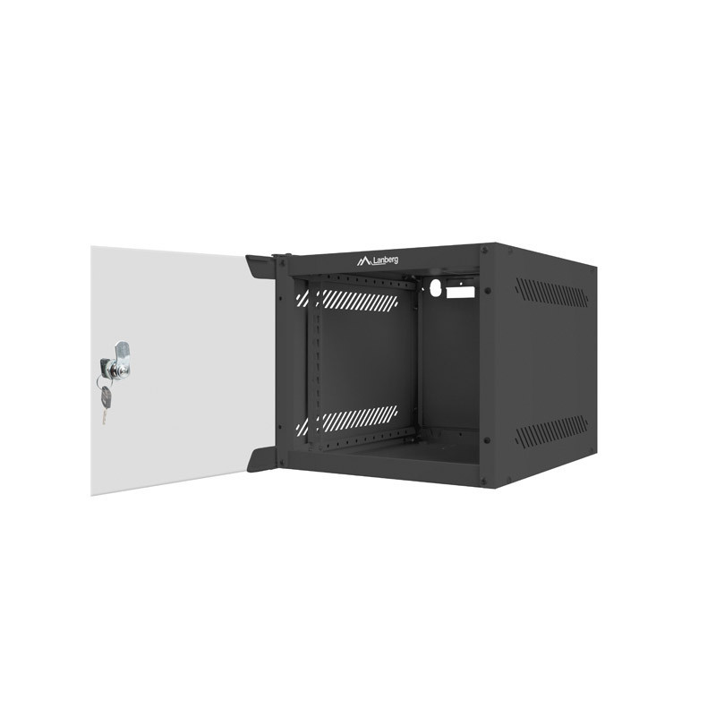 Nástenný rack 10|| 4U 280x310mm čierny flat pack