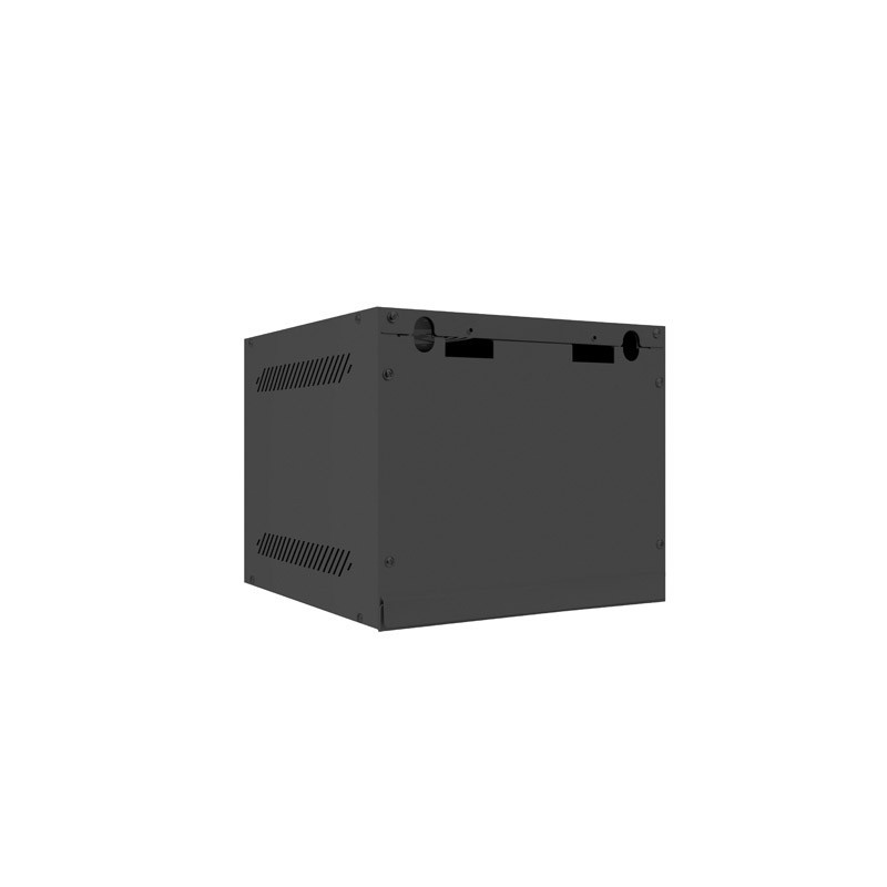 Nástenný rack 10|| 4U 280x310mm čierny flat pack