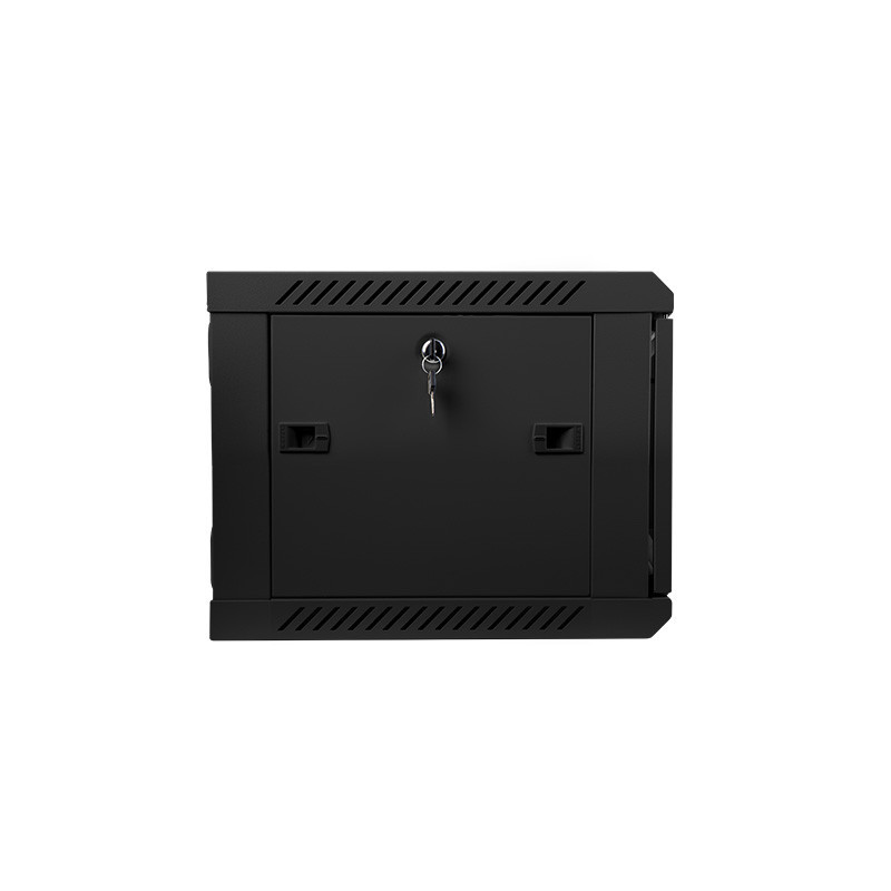 Nástenný rack 19|| 6U 600X450mm čierny flat pack