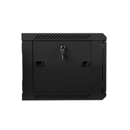 Nástenný rack 19|| 6U 600X450mm čierny flat pack