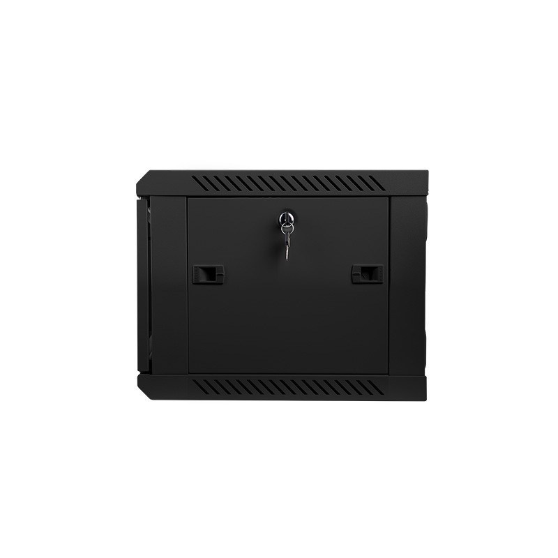 Nástenný rack 19|| 6U 600X450mm čierny flat pack