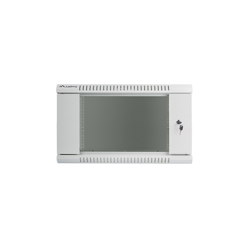 Nástenný rack 19| 6U 600X450mm sivý flat pack