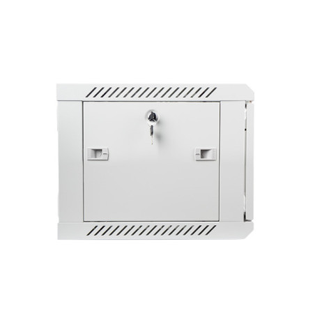 Nástenný rack 19| 6U 600X450mm sivý flat pack