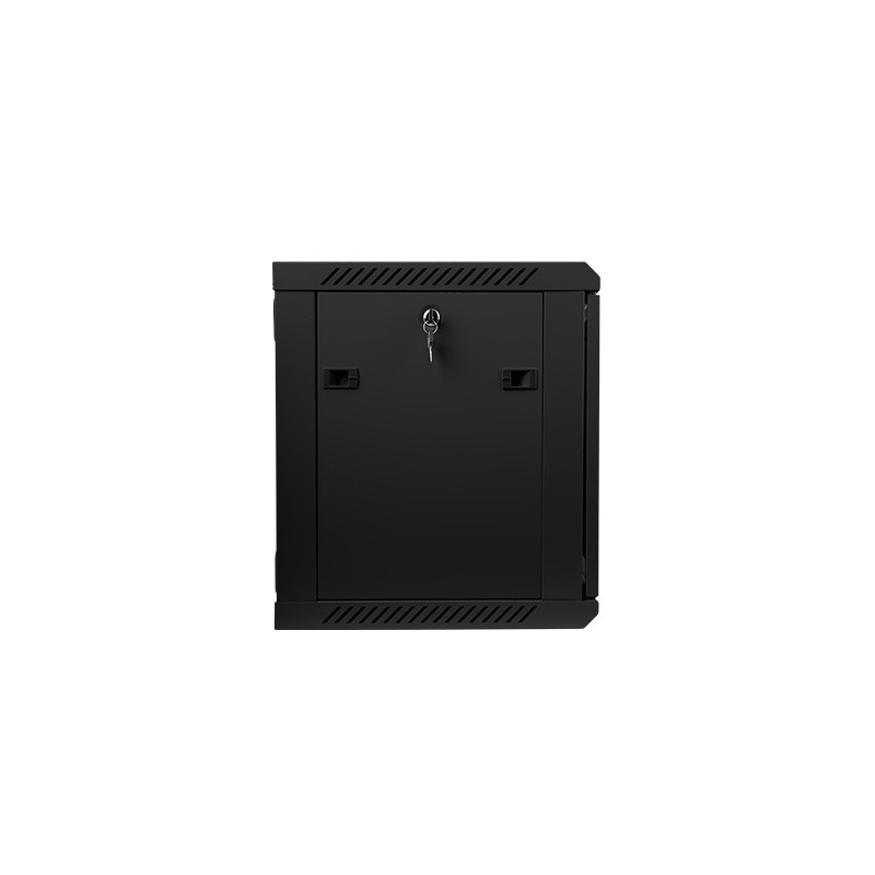 Nástenný rack 19|| 9U 600X450mm čierny flat pack