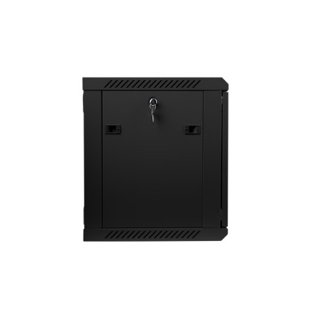 Nástenný rack 19|| 9U 600X450mm čierny flat pack