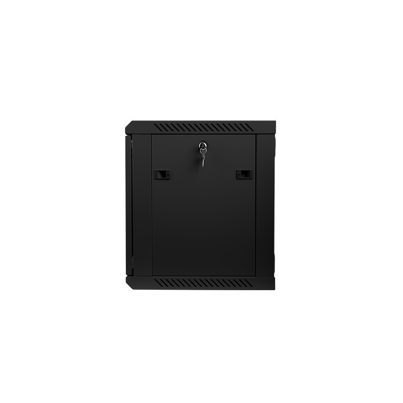 Nástenný rack 19|| 9U 600X450mm čierny flat pack