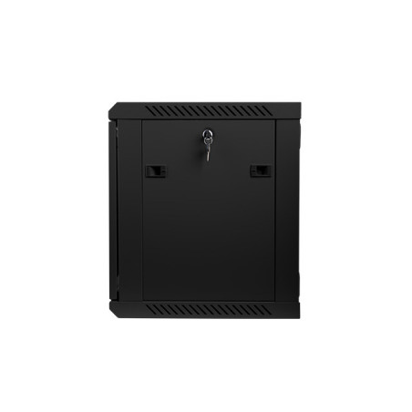 Nástenný rack 19|| 9U 600X450mm čierny flat pack