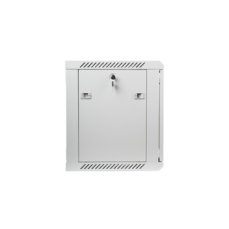 Nástenný rack 19|| 9U 600X450mm sivý flat pack