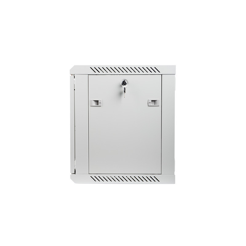 Nástenný rack 19|| 9U 600X450mm sivý flat pack