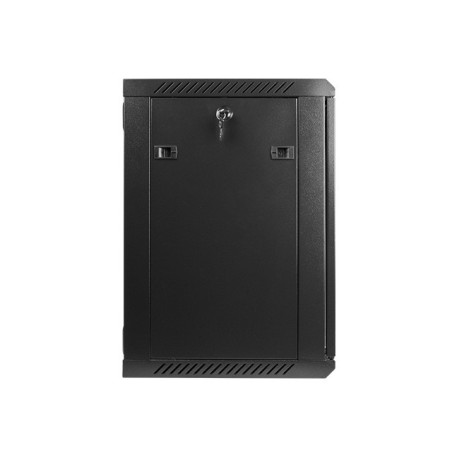 Nástenný rack 19|| 12U 600X450mm čierny flat pack