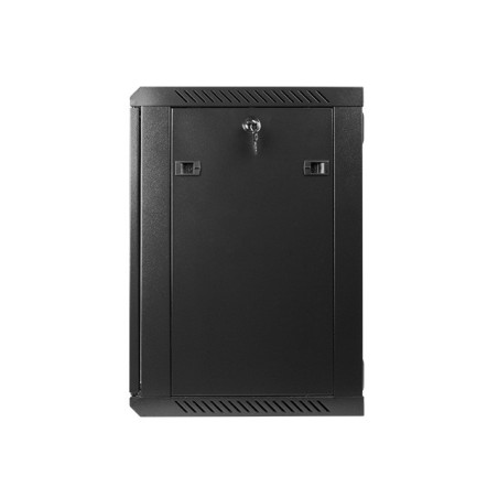 Nástenný rack 19|| 12U 600X450mm čierny flat pack
