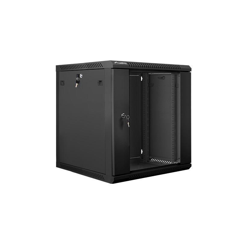 Nástenný rack 19| 12U 600X600mm čierny flat pack