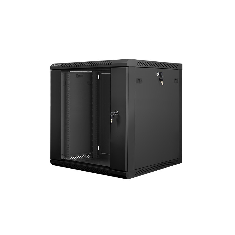 Nástenný rack 19| 12U 600X600mm čierny flat pack