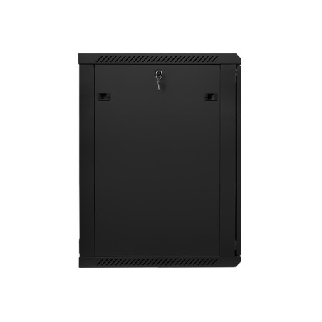 Nástenný rack 19|| 18U 600X600mm čierny flat pack