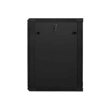 Nástenný rack 19|| 18U 600X600mm čierny flat pack
