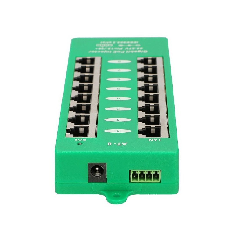 POE-PAN8-GBATF 802.3af/at GB tienený 8port Poe
