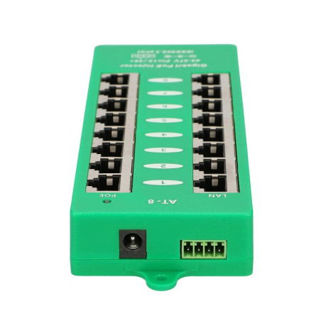 POE-PAN8-GBATF 802.3af/at GB tienený 8port Poe