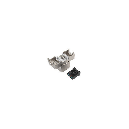 Samorezná spojka CAT6A STP SXSPJ-6A-STP-BK-SA