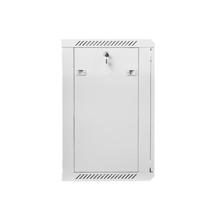Nástenný rack 19|| 15U 600X450mm sivý flat pack