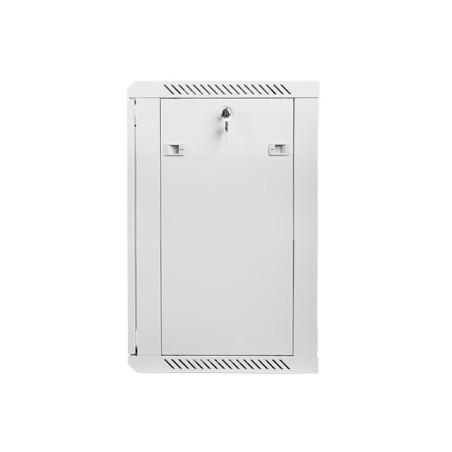 Nástenný rack 19|| 15U 600X450mm sivý flat pack