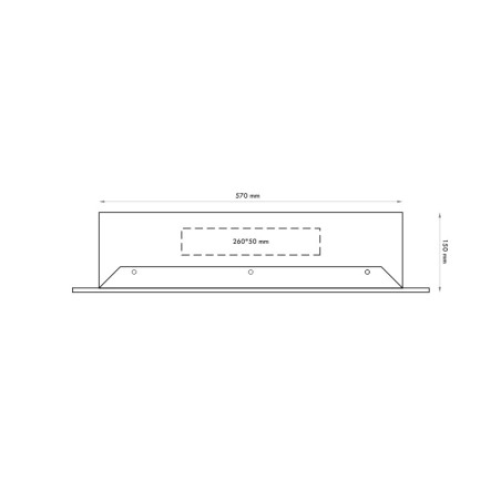Datacom 19" rozvádzač pod omietku 4U+2U/150mm plech