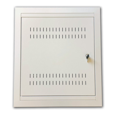 Datacom 19" rozvádzač pod omietku 4U+2U/150mm plech