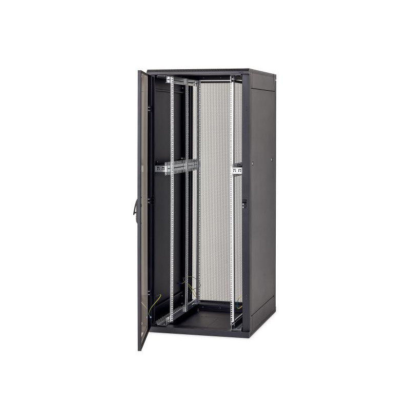 Stojanový rack 19" 42U (š)800x(h)1000 rozoberateľný pr.i zad.dv.sito čierny