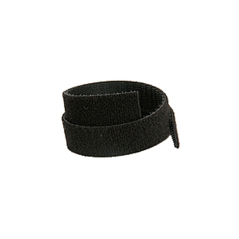 Obojstranný suchý zips Solarix, šírka 20mm, 25m, čierny
