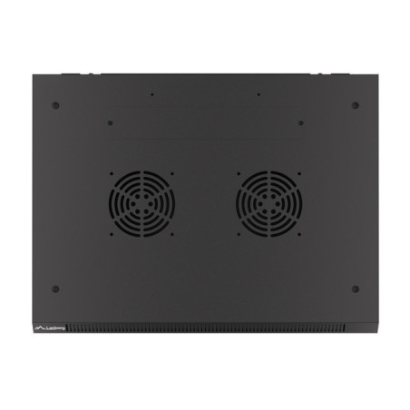 Nástenný rack 19|| 15U 600X450mm čierny flat pack