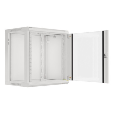 Nástenný rack 19|| 12U 600X450mm sivý flat pack