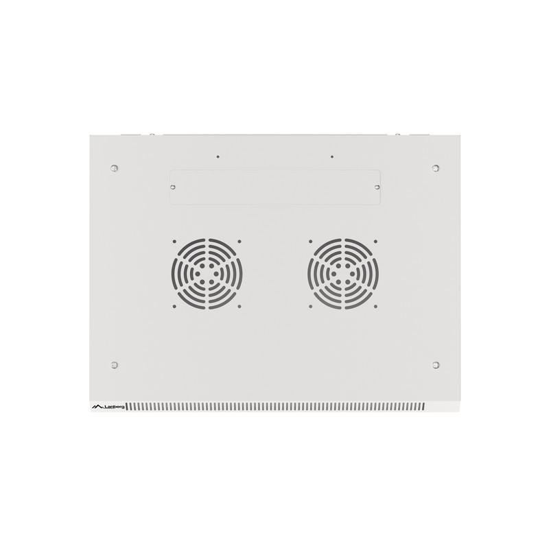 Nástenný rack 19|| 12U 600X450mm sivý flat pack