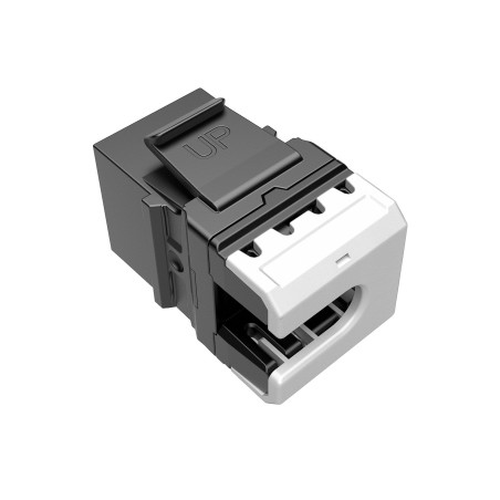 MULTIPACK 24 ks - rýchlozarezávací keystone Solarix CAT5E UTP RJ45 SXKJ-5E-UTP-BK-NA