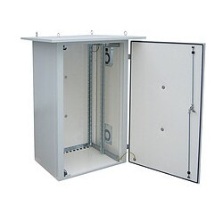 Rack termoizolovaný LC-07 24U 700x600, RAL 7035 s vent. pravá bočnica